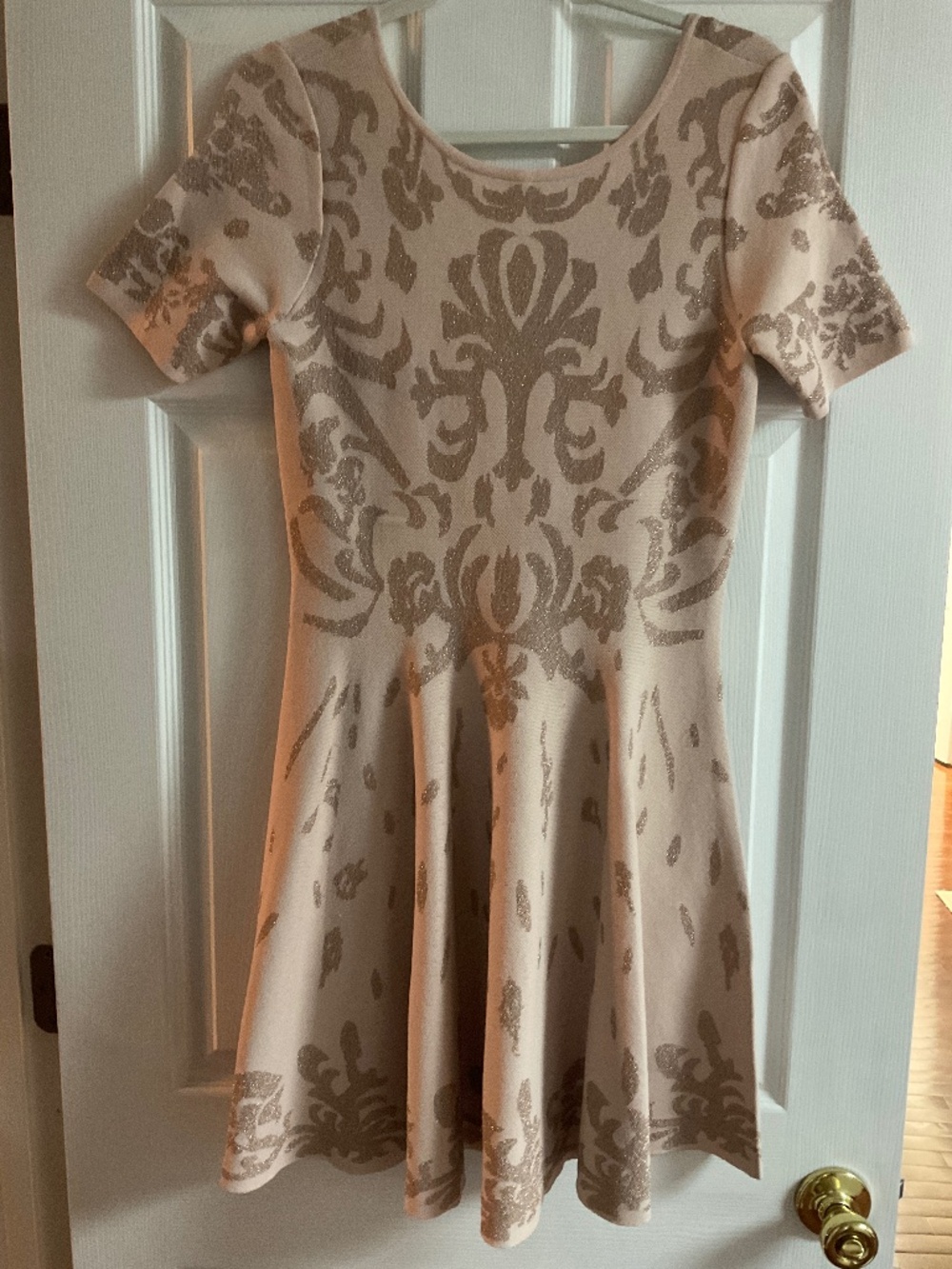 Ladies Sweater Dress Ivanka Trump Pink/Mauve (Size M) Knee Length - New with Tag